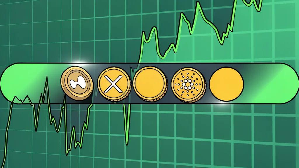 A glowing digital coin resting on a dark surface