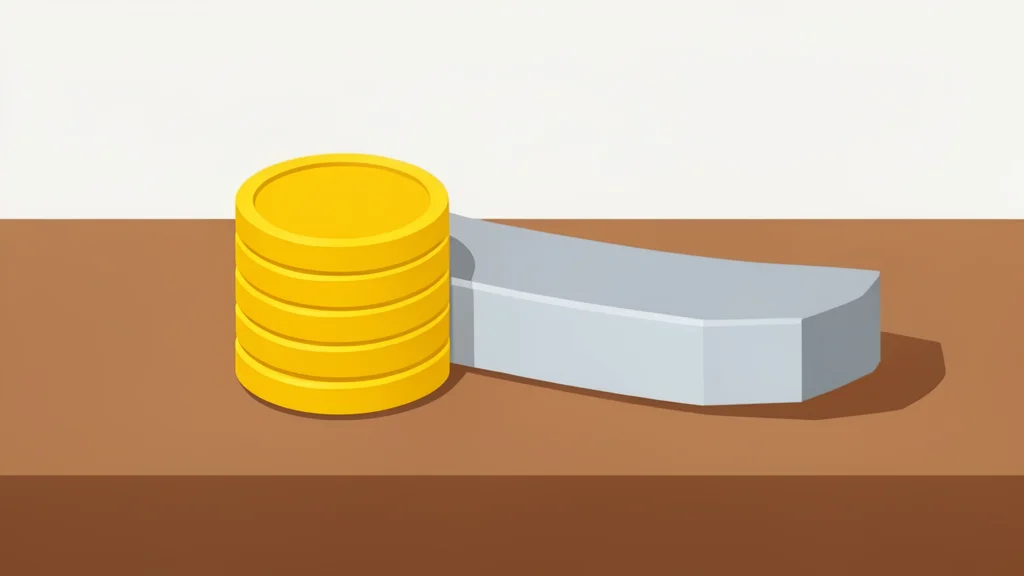 A stack of gold coins and silver bars resting on a wooden desk