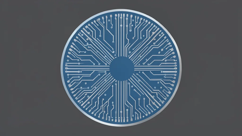 A microscopic view of a silicon wafer with intricate circuit patterns