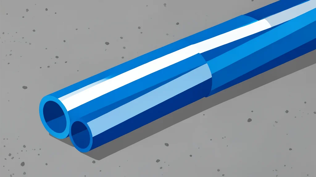 A bundle of fiber optic cables resting on a concrete surface