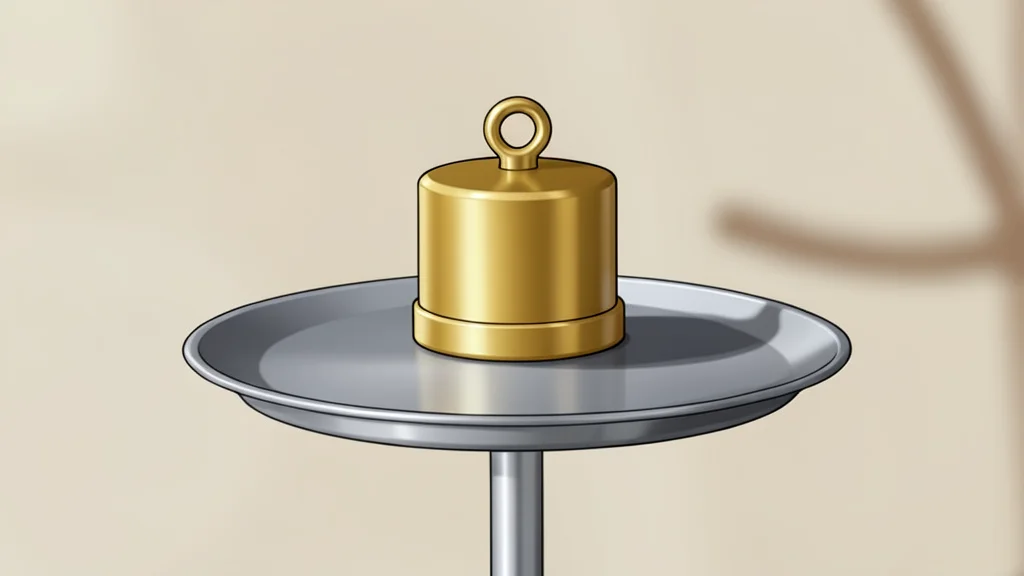 A close-up of a traditional brass balance scale with empty pans, symbolizing the weighing of economic data and policy decisions.