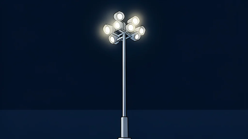A high school football field with white yard lines and goalposts under stadium lights