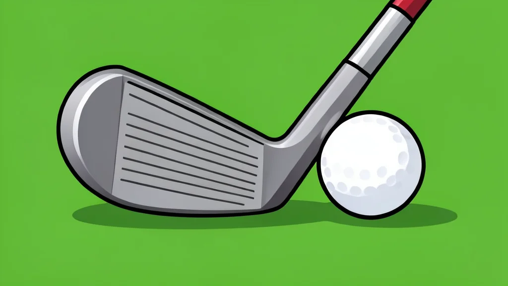 A lush green golf course with a sand bunker and a flagstick in the distance