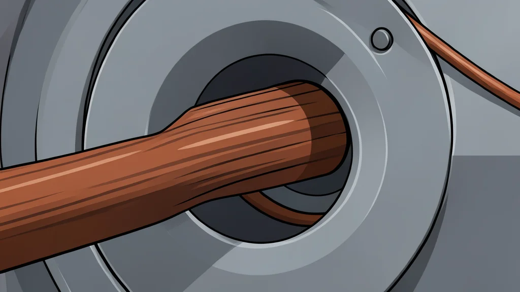 A pile of shiny, reddish-brown metal wires and ingots