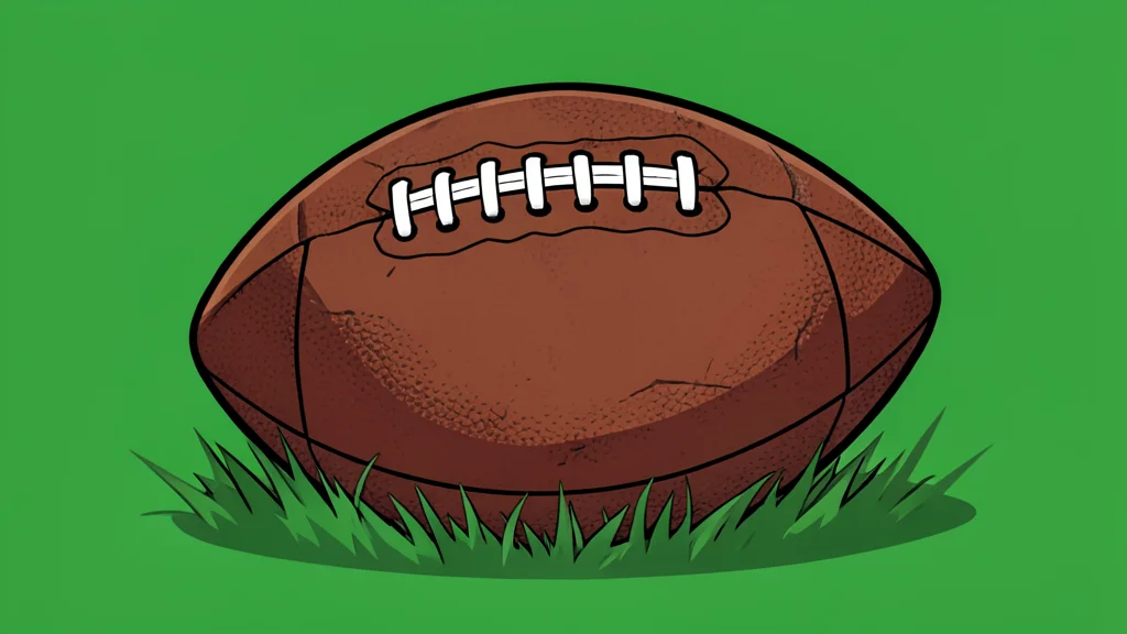 A green grass football field with white yard lines and goalposts in the distance