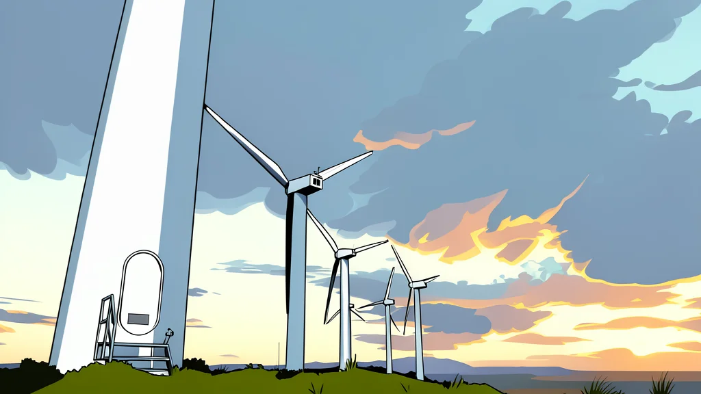 A high-voltage transmission tower standing in a grassy field under a clear sky