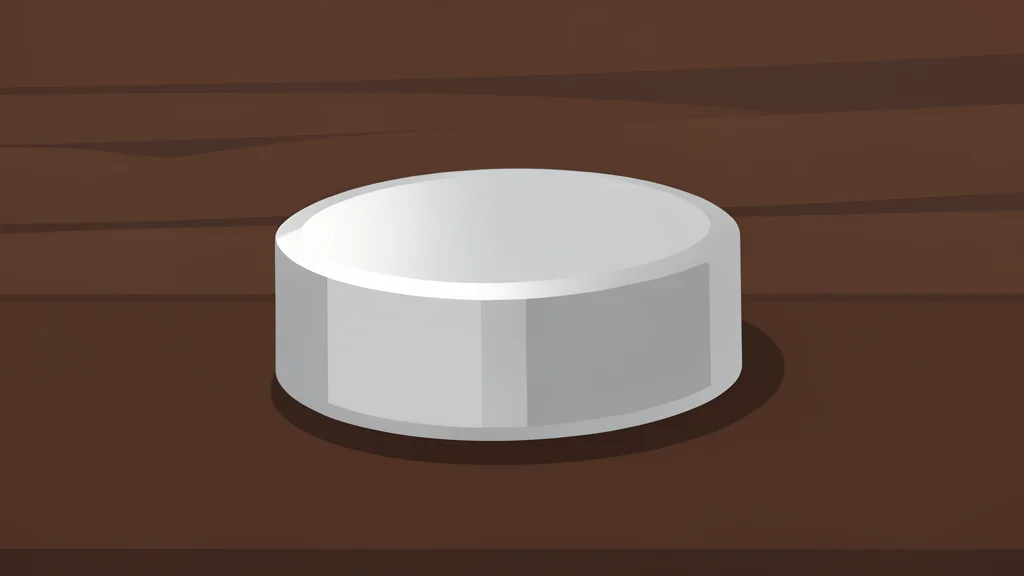 A polished silver ingot resting on a dark wooden surface