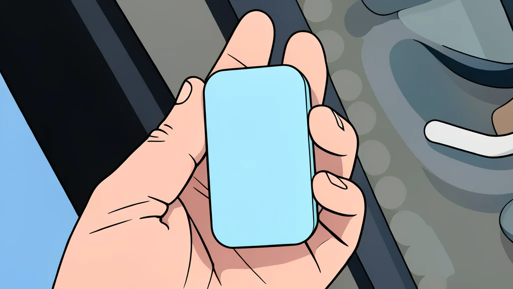 A small, white, rectangular sensor device mounted on a wall next to a light switch