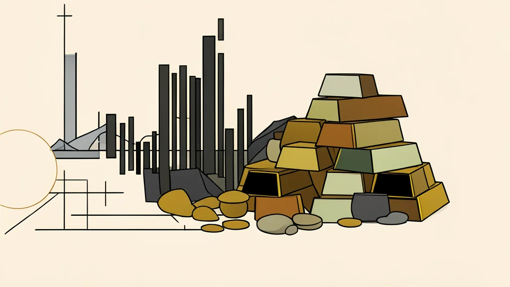 A small pile of raw, unrefined gold nuggets resting on a dark wooden surface