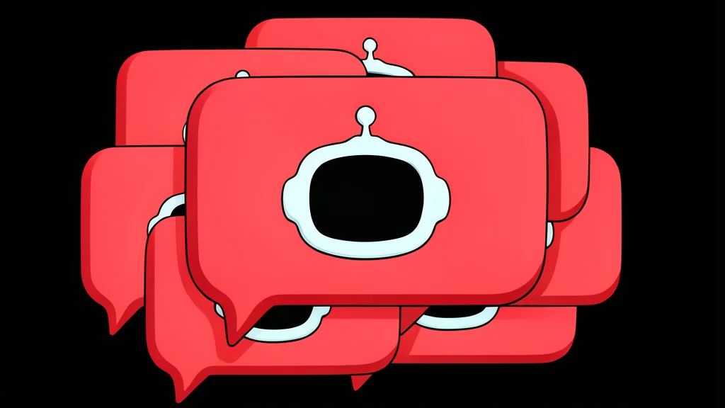 A glowing abstract digital interface floating in a dark void representing a non-human conversational entity