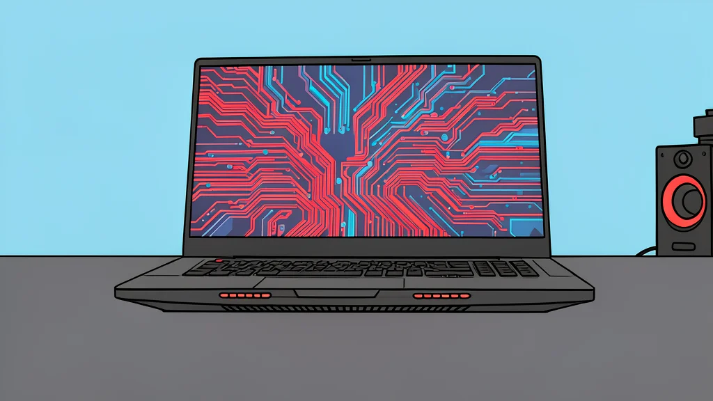 A sleek silver laptop with exposed dual-fan cooling on a dark wooden desk.