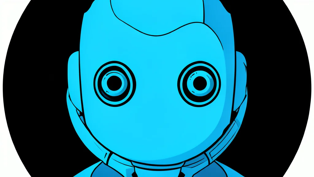 A bipedal robot with articulated joints standing on a metal ladder structure