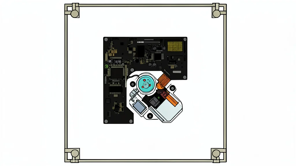 A transparent acrylic frame containing visible mechanical gears and a circular disc, mounted on a plain wall.