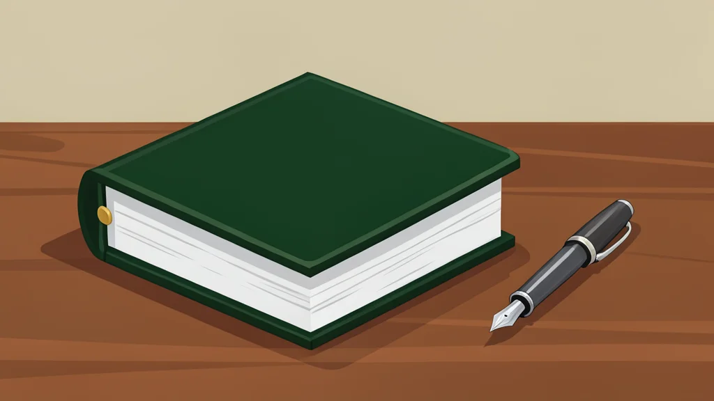 A stack of cylindrical metal coins and a rolled-up scroll of parchment on a wooden desk