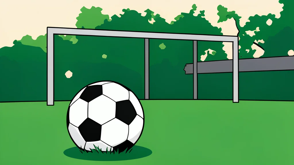A collection of athletic equipment including a football, soccer ball, and swim cap resting on a grassy field