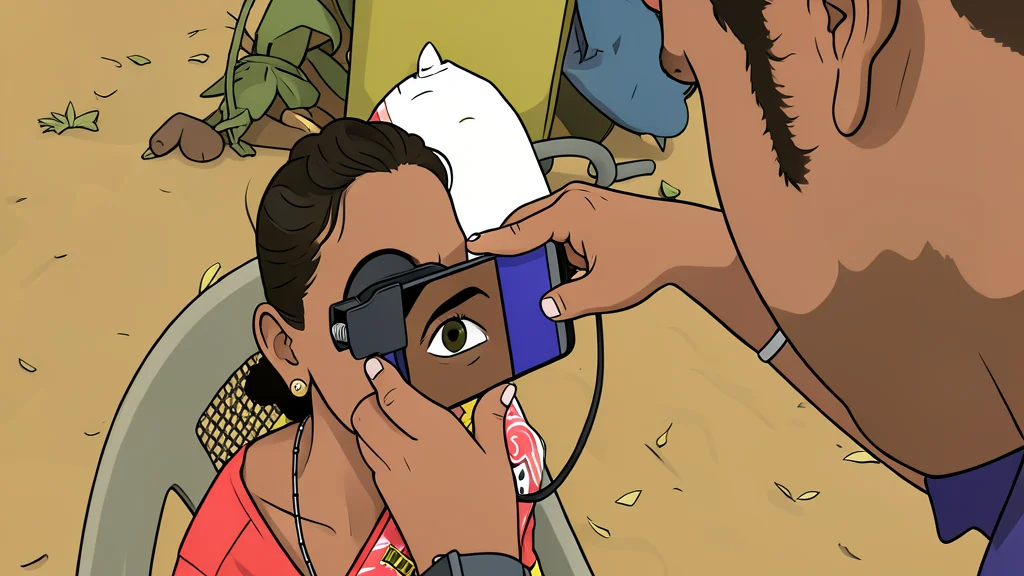A small, clip-on optical lens attachment resting on a smartphone camera