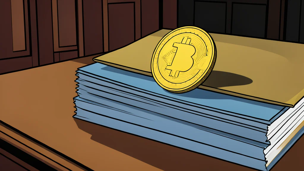 A digital wallet icon resting on a stack of paper documents