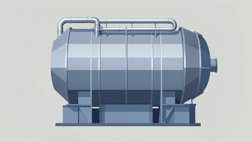 A large industrial gas turbine engine with visible piping and metallic casing.