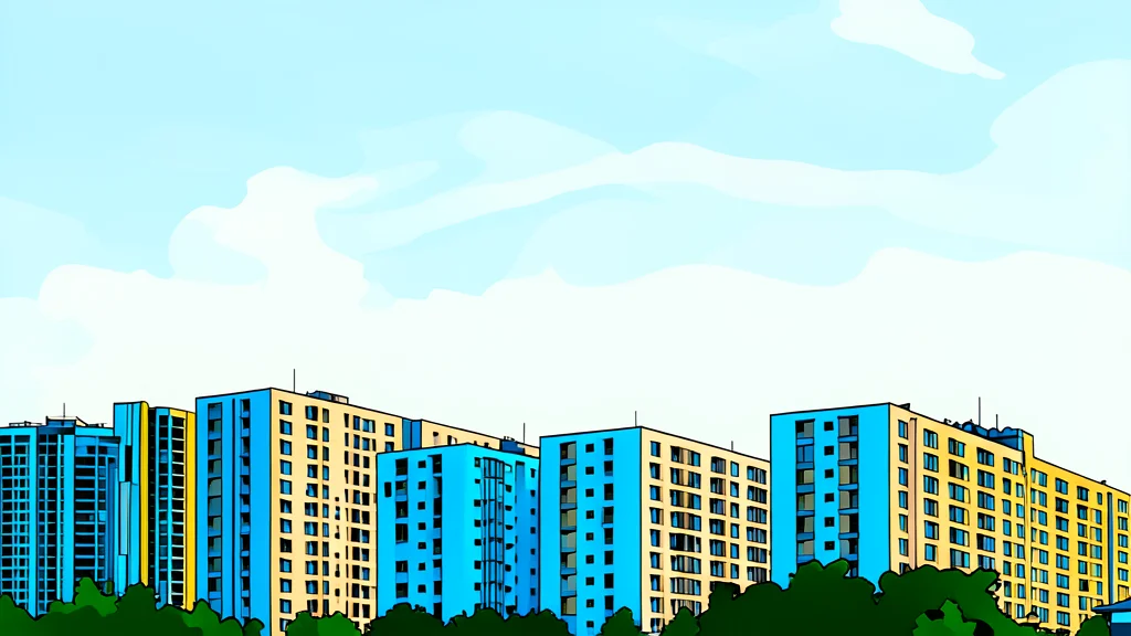 A modern residential apartment building facade with large glass windows and balconies