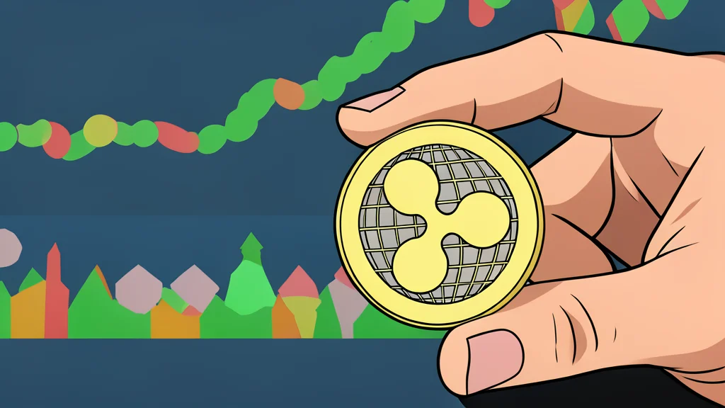 A digital coin resting on a stack of server racks