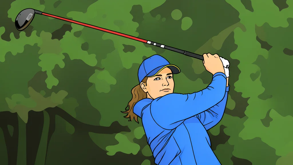 A golf flagstick standing in a green cup on a manicured course