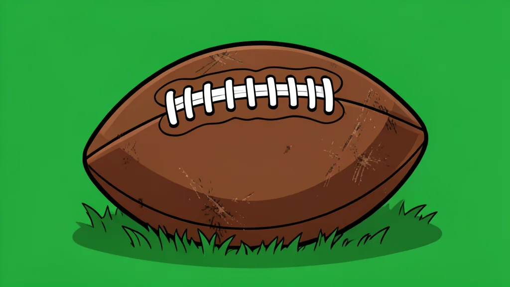 A green grass football field with white yard lines stretching into the distance under stadium lights