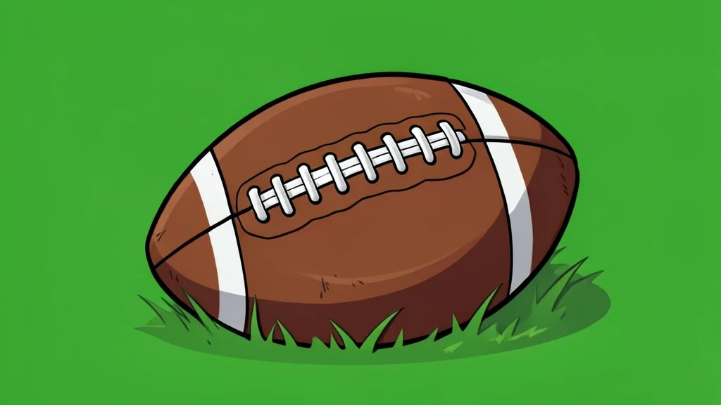 A green grass football field with white yard lines stretching into the distance under stadium lights.