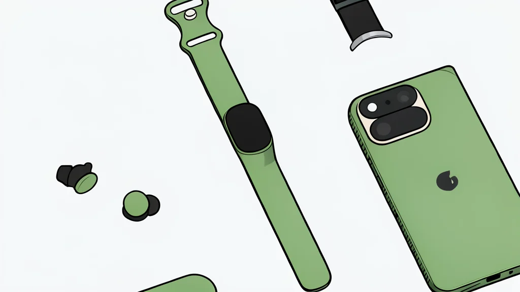 A sleek, pill-shaped fitness tracker with a narrow display resting on a wooden desk next to a smartphone
