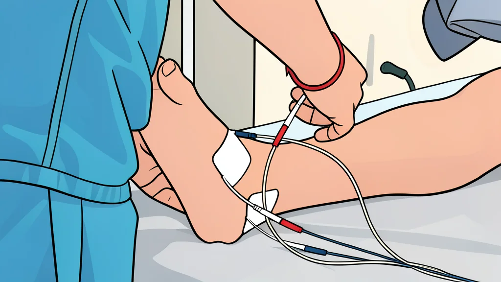 A close-up of a metallic medical implant device with intricate wiring and a smooth casing, resting on a sterile white surface.