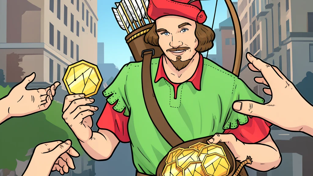A digital representation of a stock certificate floating above a blockchain network