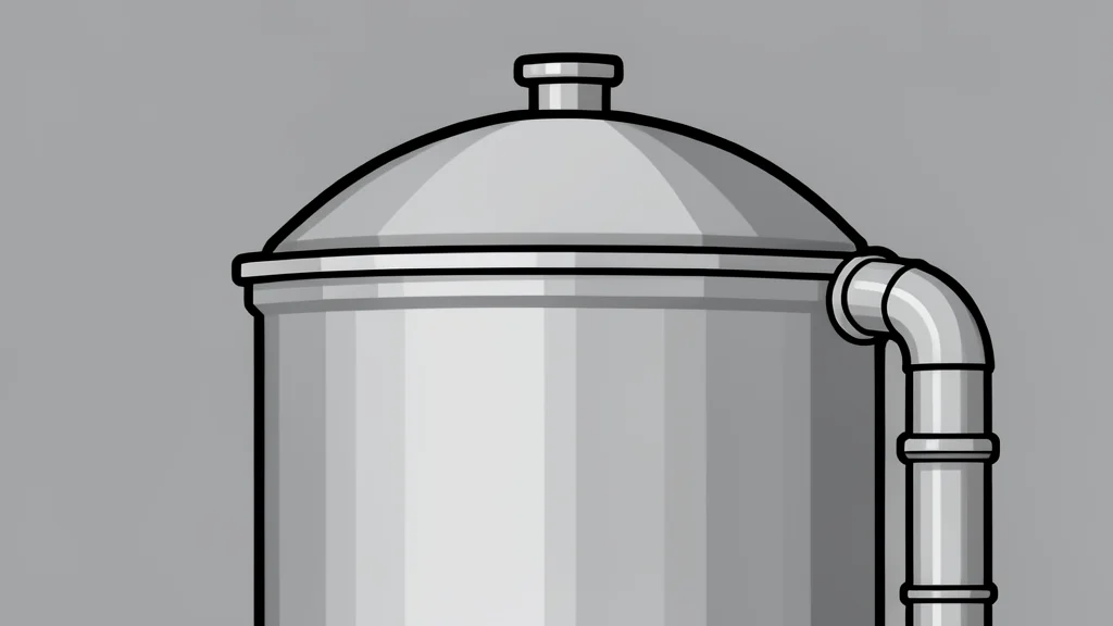 A large industrial cooling tank filled with clear liquid, surrounded by server racks in a data center environment