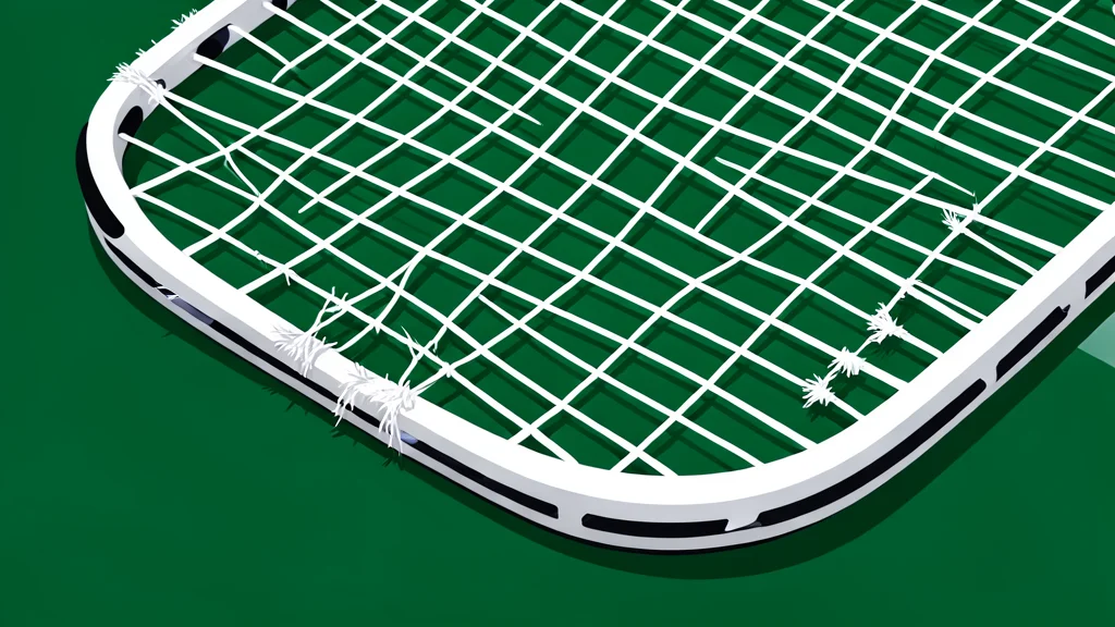 A tennis ball resting on a clay court surface next to a white boundary line