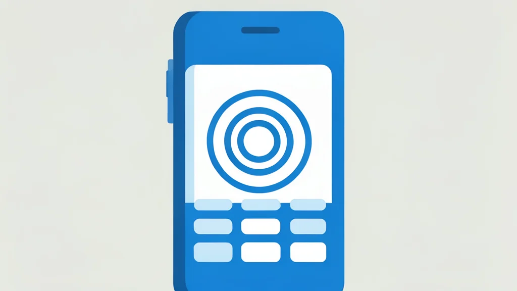 A minimalist vector illustration of a smartphone keyboard with a prominent microphone icon, symbolizing voice input technology.