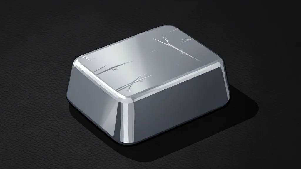 A stack of polished silver bars resting on a dark surface