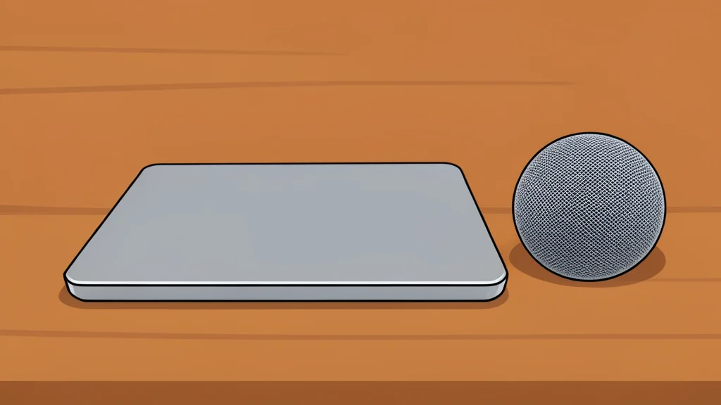 A closed laptop and a television set standing side by side in a dimly lit room