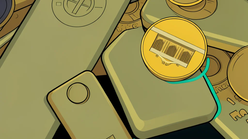 A stack of polished gold bars resting on a dark surface
