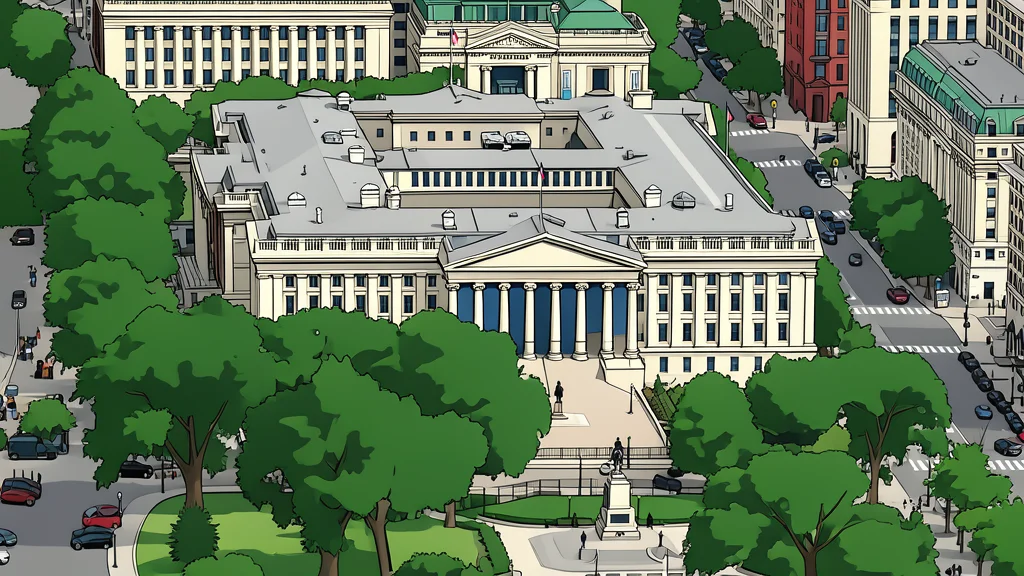 A tall, neat stack of cylindrical government bonds standing on a flat surface.