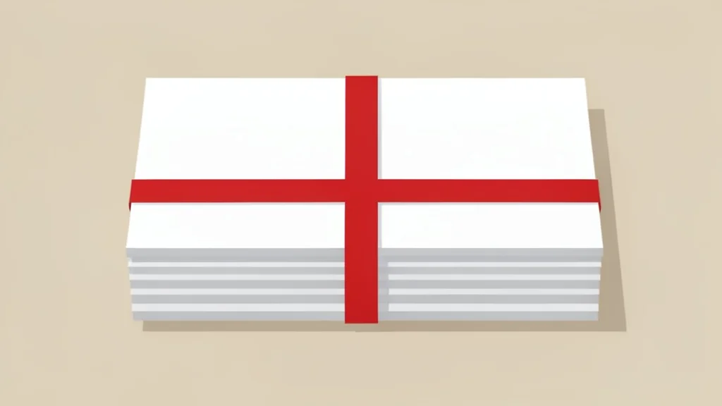 A neat stack of physical government bonds tied with red ribbons, rendered in a clean, flat vector style with soft shadows and muted earth tones.