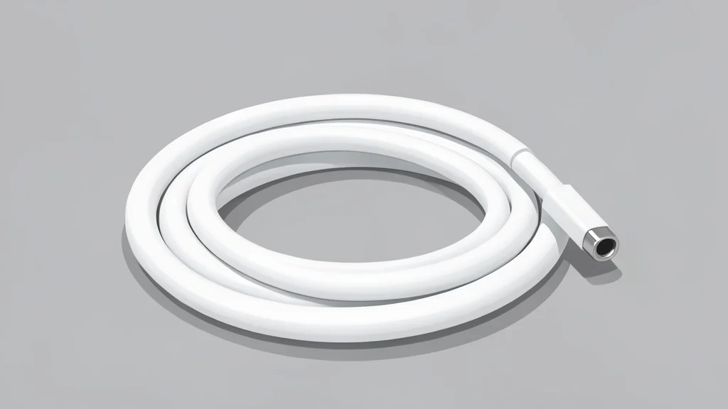 A sleek, modern smartphone resting on a clean white surface