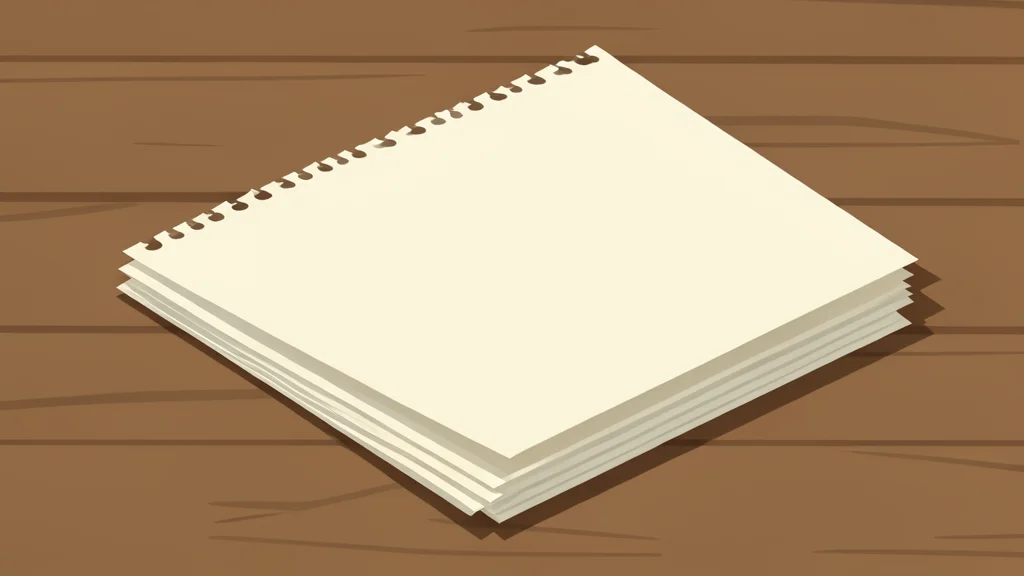 A stack of paper certificates with perforated edges resting on a wooden desk.