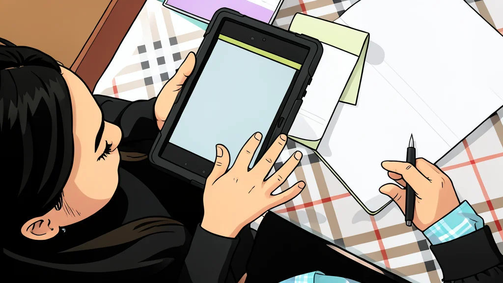 A flat-vector illustration of a stack of generic banknotes and a smartphone lying on a wooden table