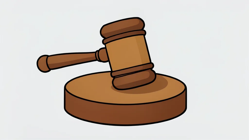 A wooden gavel resting on a sound block