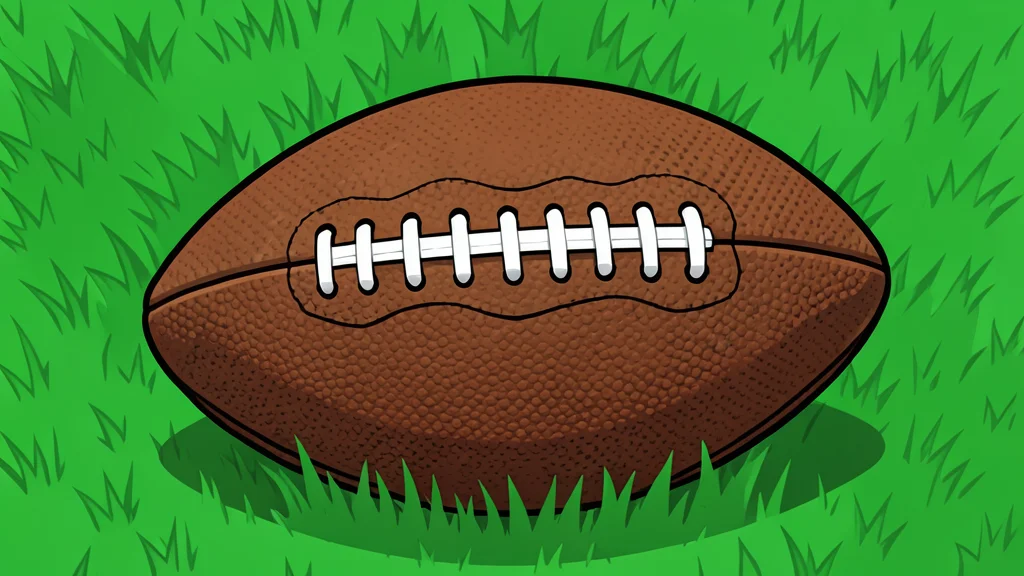 A green grass football field with white yard lines and goalposts at the end zone