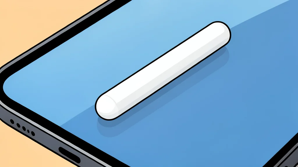A sleek, dual-screen smartphone lying flat on a wooden desk next to a white stylus pen