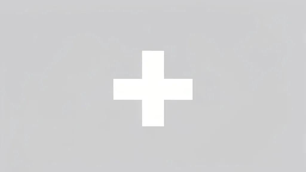 A white medical cross symbol on a plain background