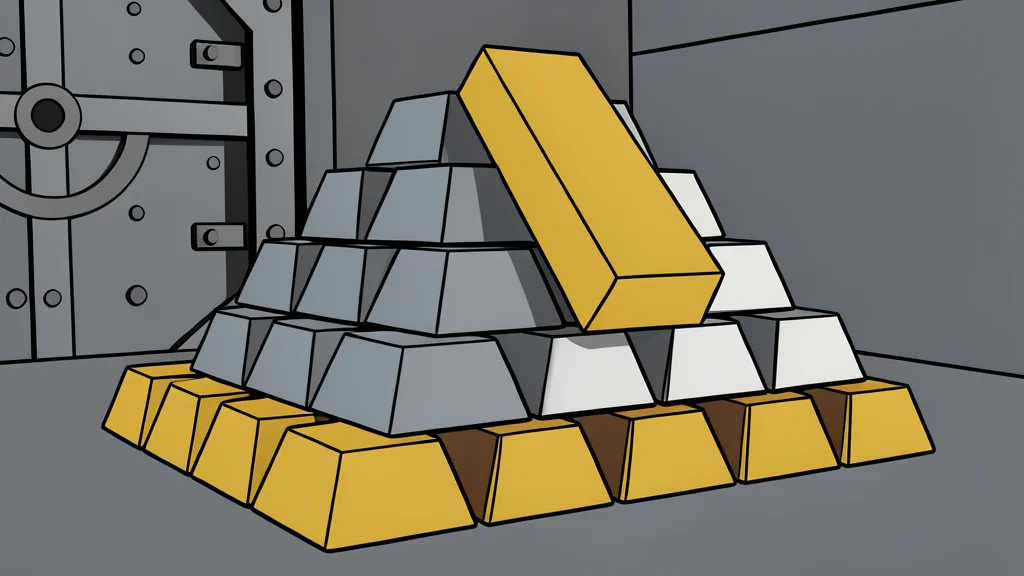 A polished gold bar resting on a dark surface, isolated with soft lighting.