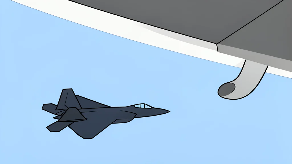A fighter jet flying over a flat, green Baltic landscape with a distant coastline