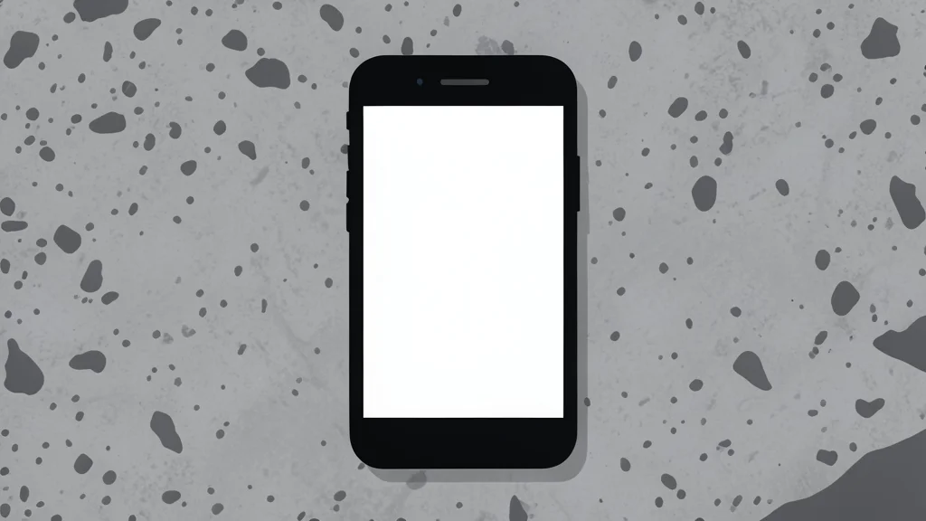 A simple, entry-level smartphone resting on a rough, textured surface