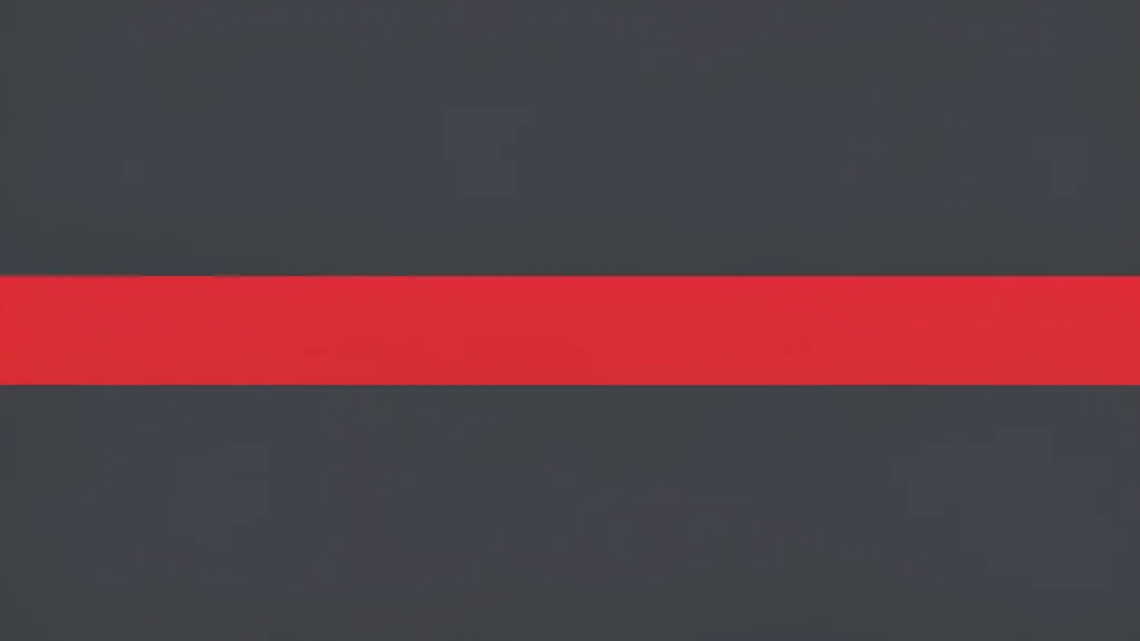 A single red stock ticker tape scrolling across a dark background