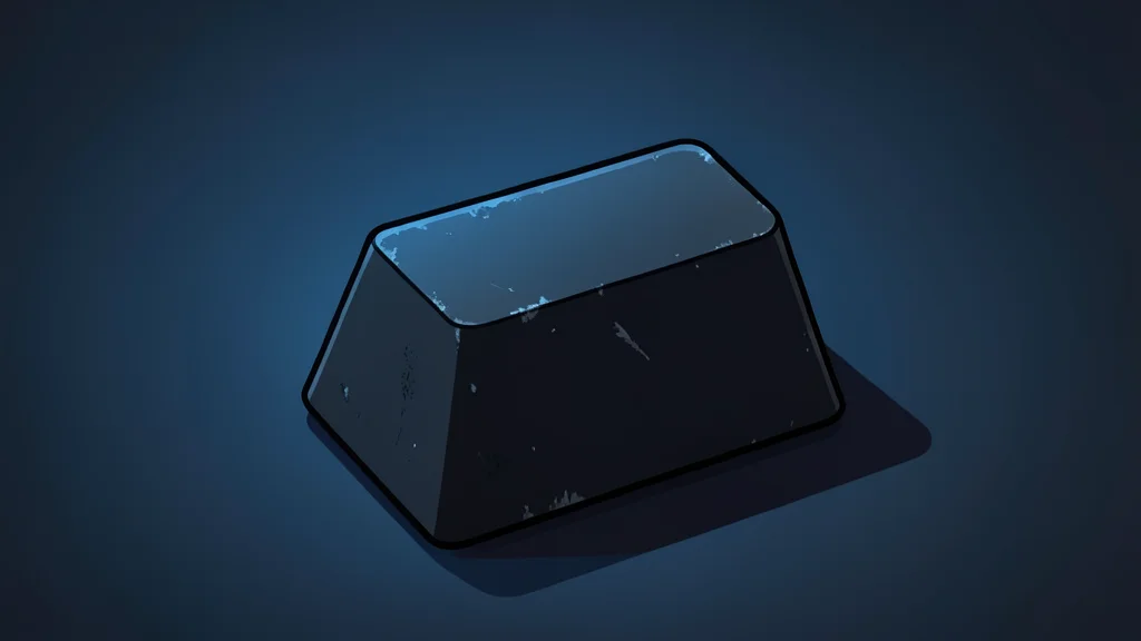 A minimalist wooden desk with a mechanical keyboard and mouse, bathed in a soft, ambient blue glow.